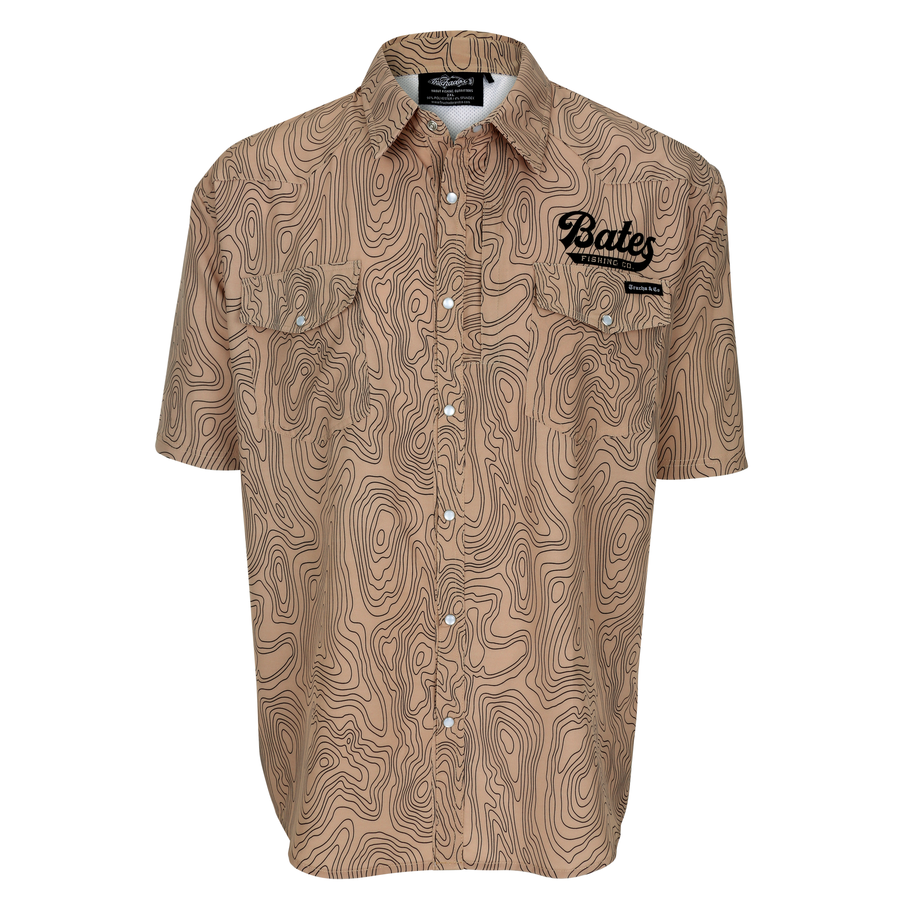 Bates Fishing X Truchador Lucky fishing shirt ( Tan )
