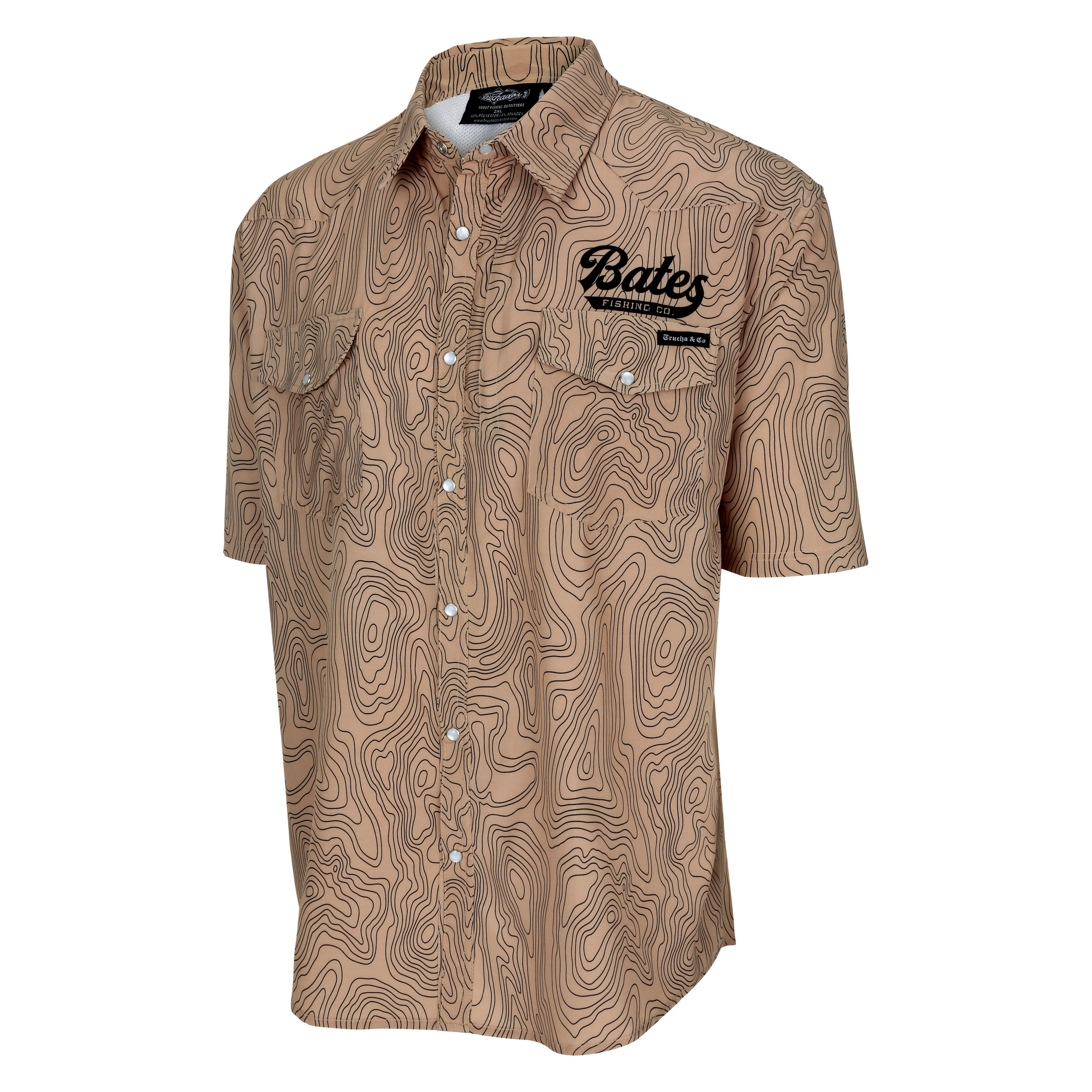 Bates Fishing X Truchador Lucky fishing shirt ( Tan )