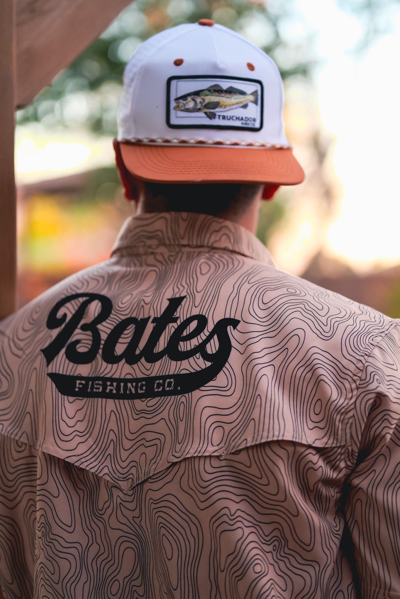 Bates Fishing X Truchador Lucky fishing shirt ( Tan )
