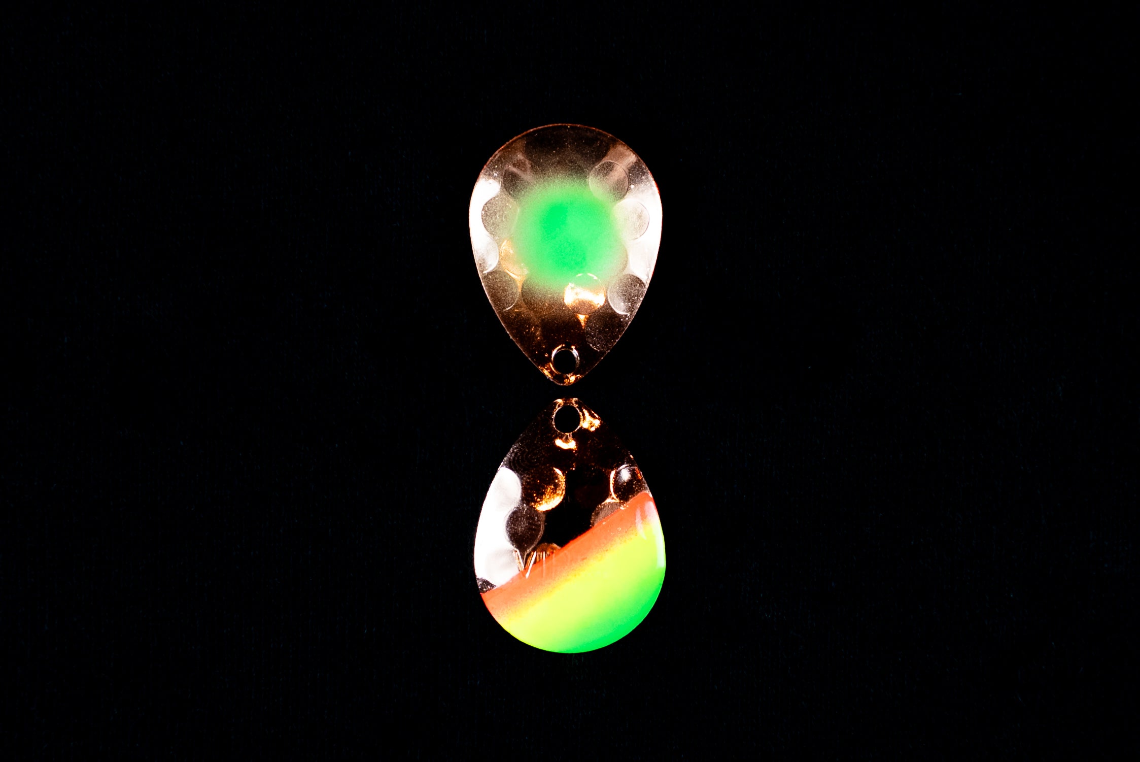 #3.5 Colorado "Green Dot Copper Mex Hat" Spinner Blade (Single Blade)