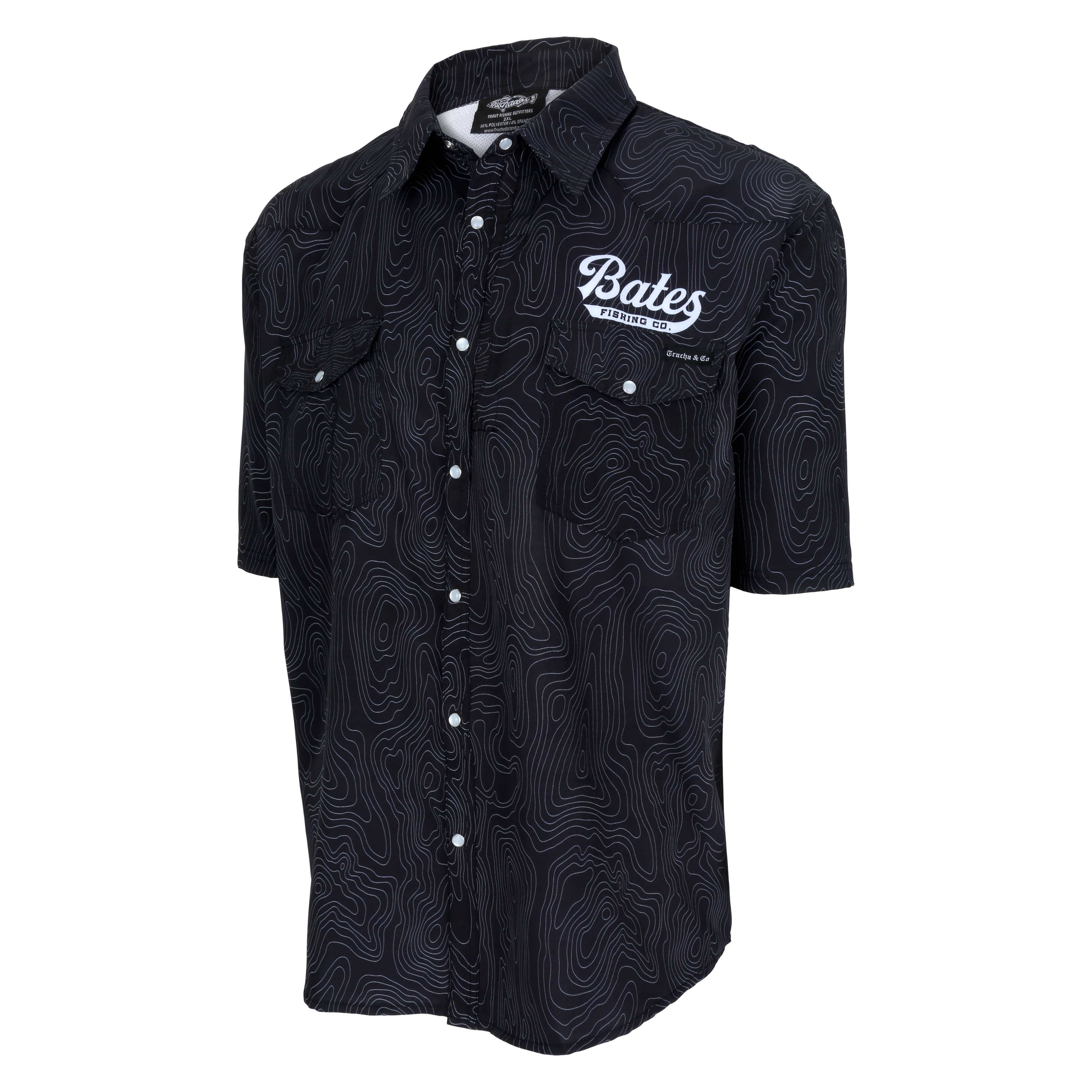Bates Fishing X Truchador Lucky fishing shirt ( Black )