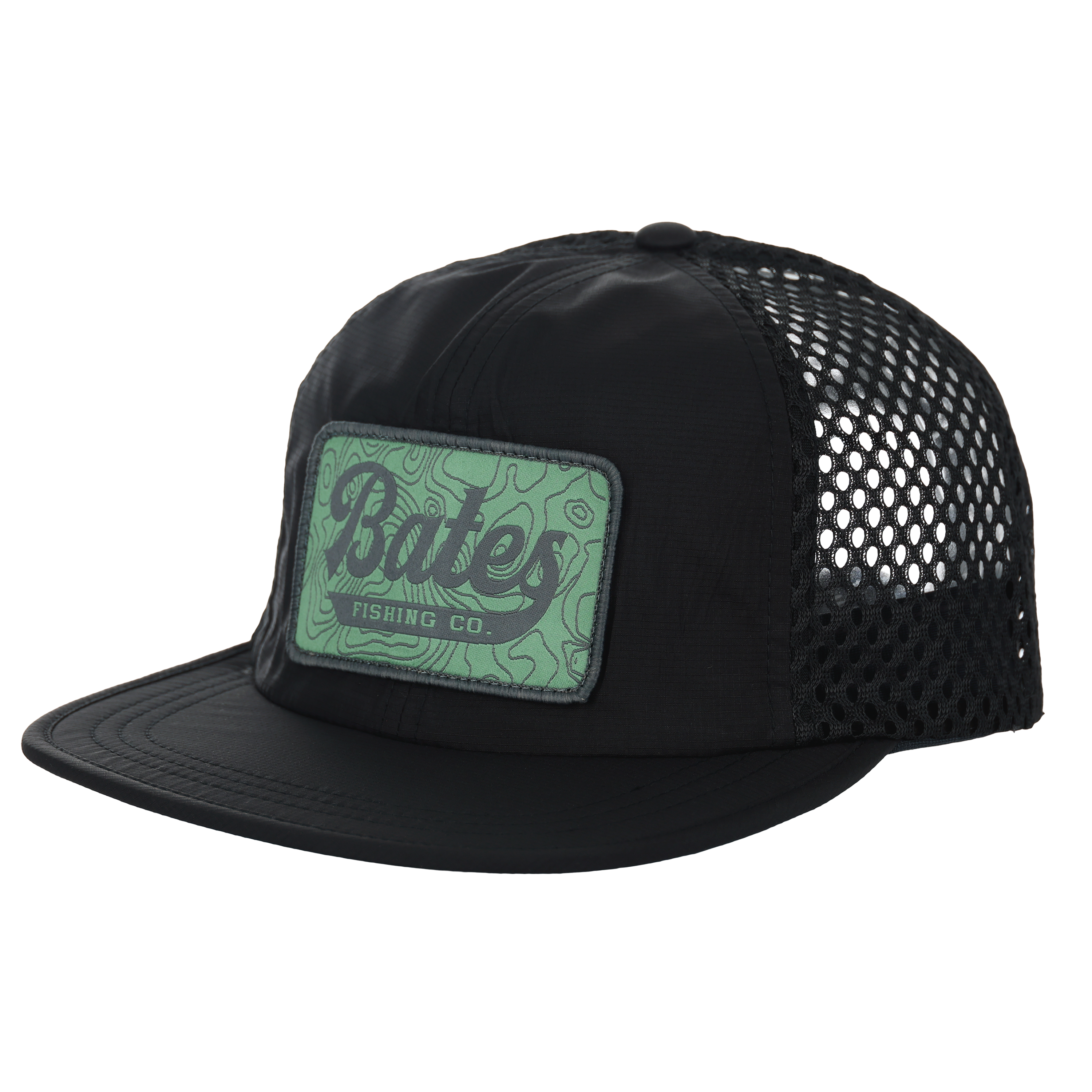 BATES GREEN TOPO PATCH HAT
