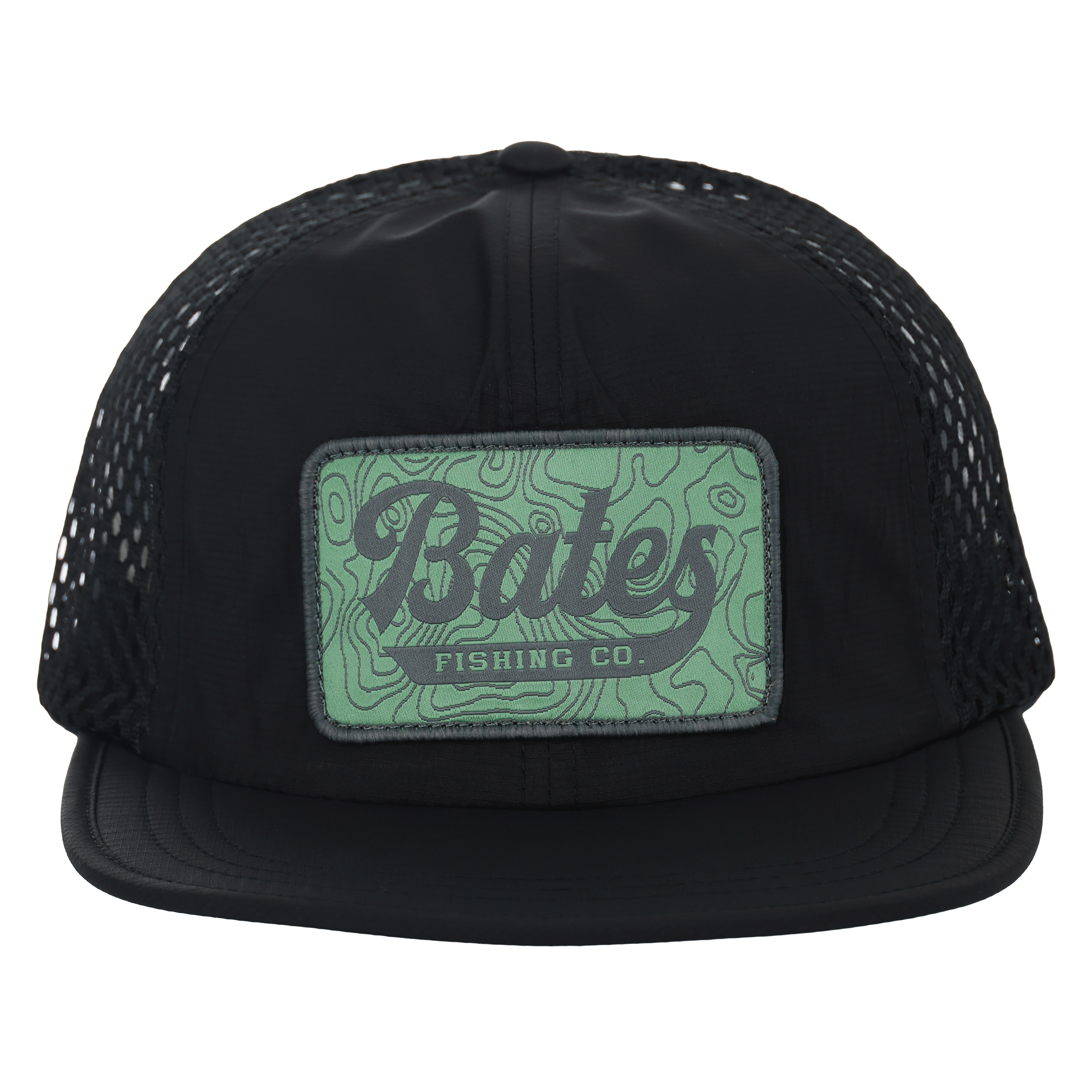 BATES GREEN TOPO PATCH HAT