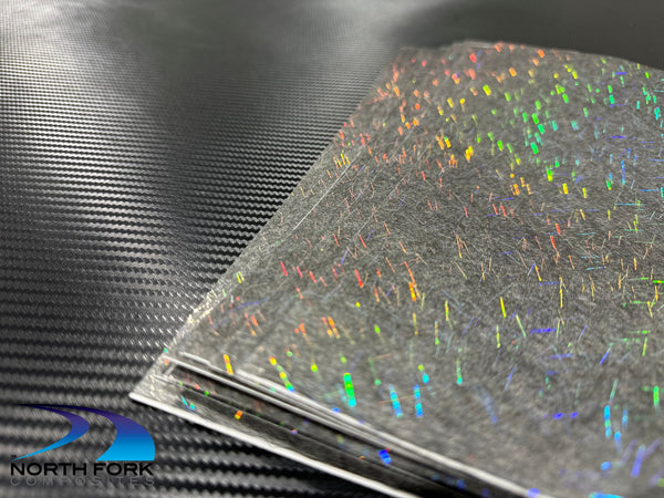 Holographic Air Carbon Guide Wrap Mesh