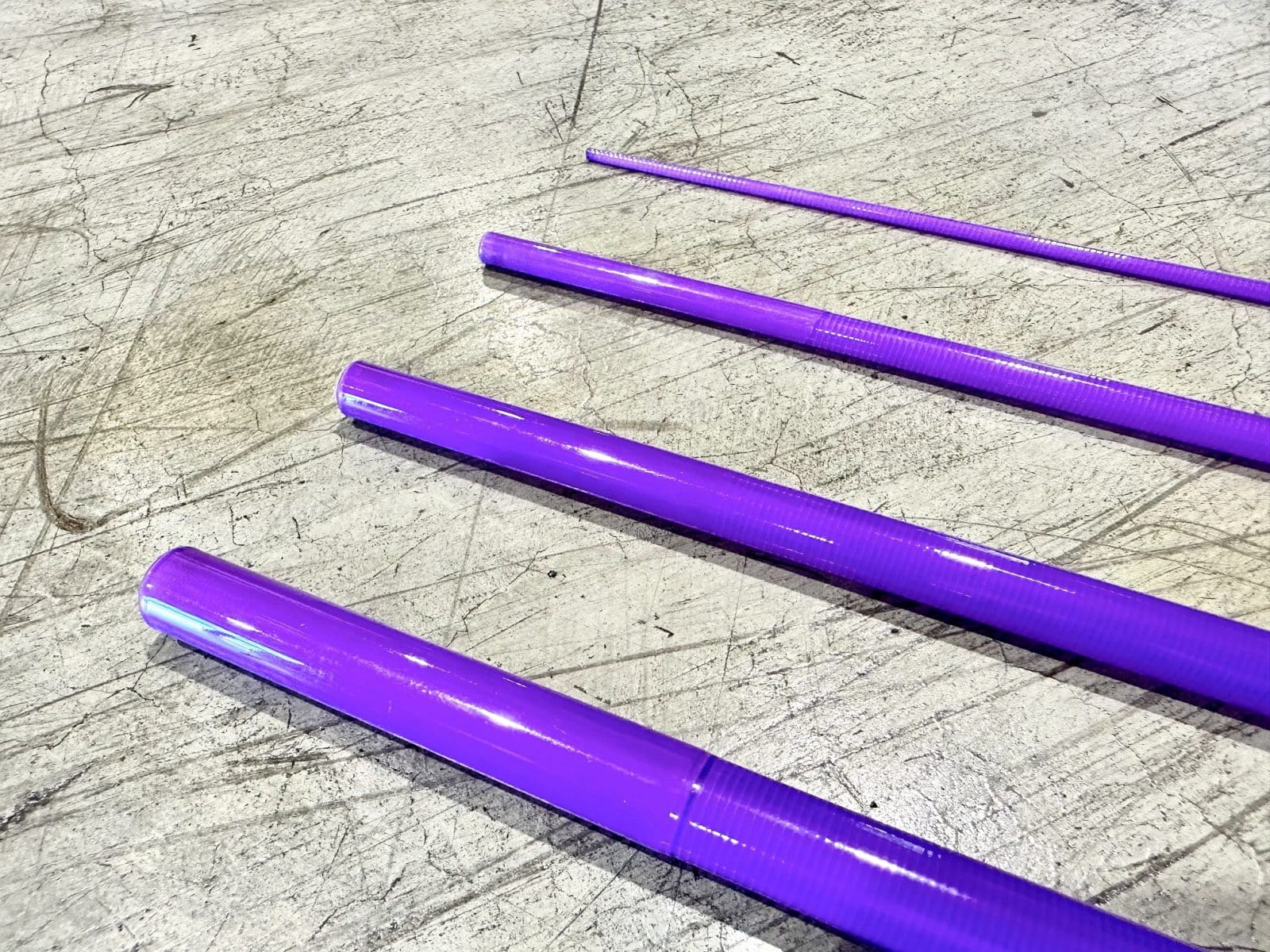 Purple Just Purple Iconoglass 8'6" 12wt